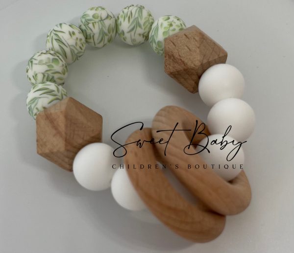 Green Floral Teether - Image 2